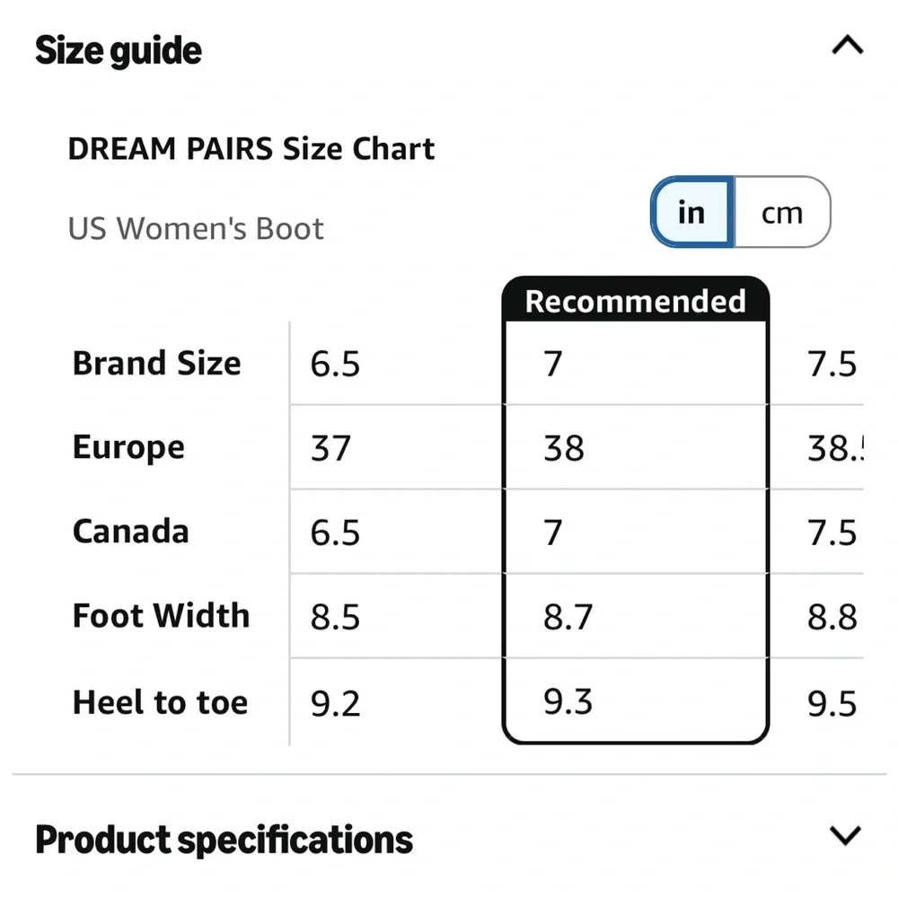 Dream Pairs Dark Brown Vegan Leather PU Ankle Boots